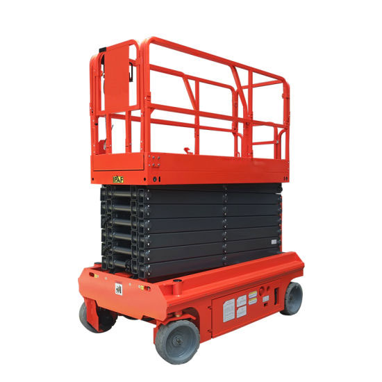 Auxiliary walking aerial work platform