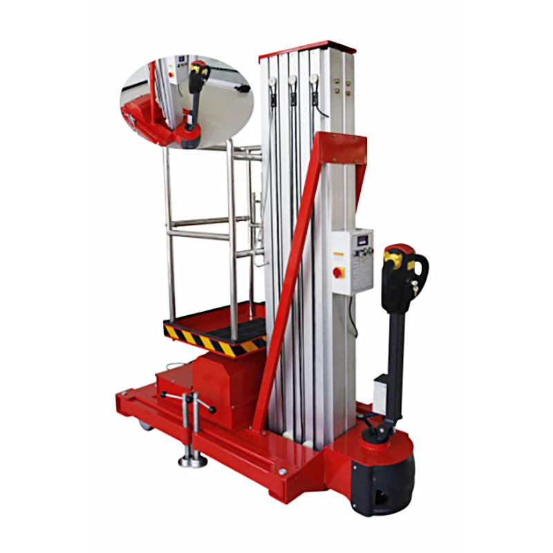 Small aluminum alloy aerial work platform