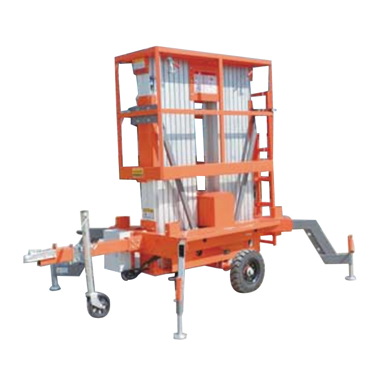 Aluminum alloy mast lift platform