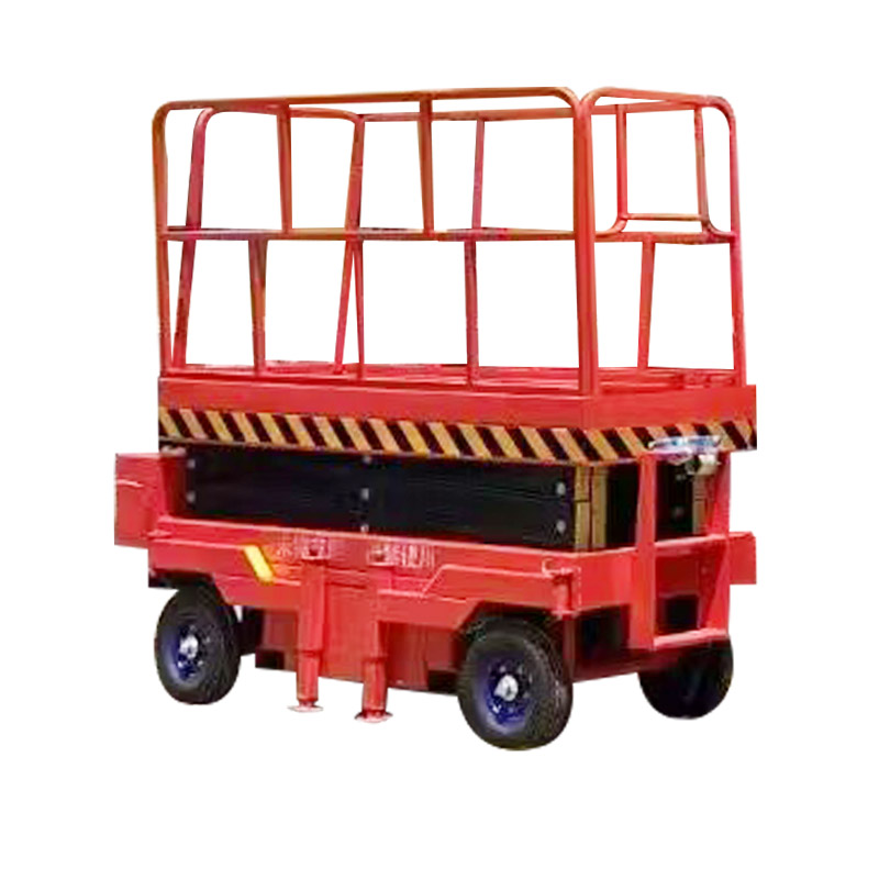 8m 10m 12m hydraulic mobile aerial scissor lift platform