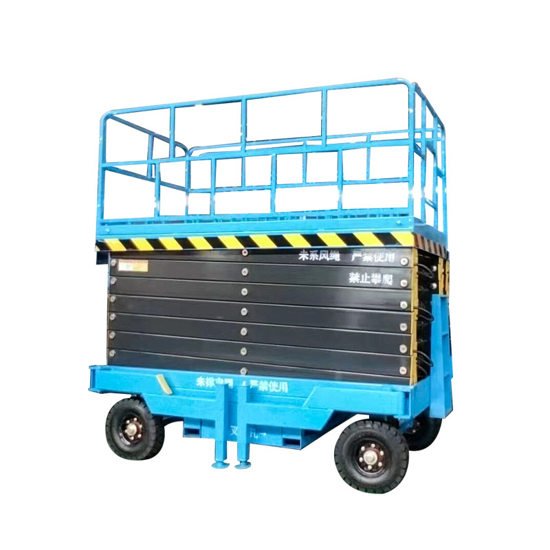 8m 10m 12m hydraulic mobile aerial scissor lift platform