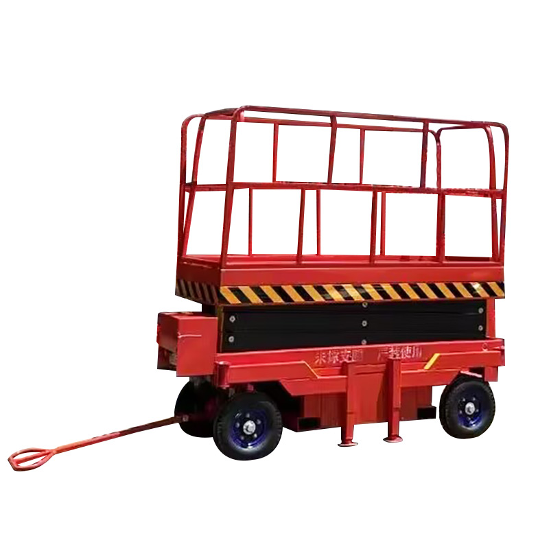 Professional vertical foldable aerial traction hydraulic lifting platform