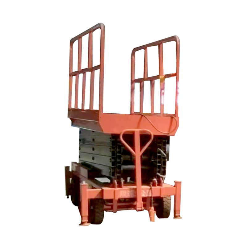Professional vertical foldable aerial traction hydraulic lifting platform
