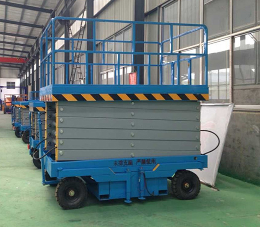 Heavy duty hydraulic movable scissors lift platform 