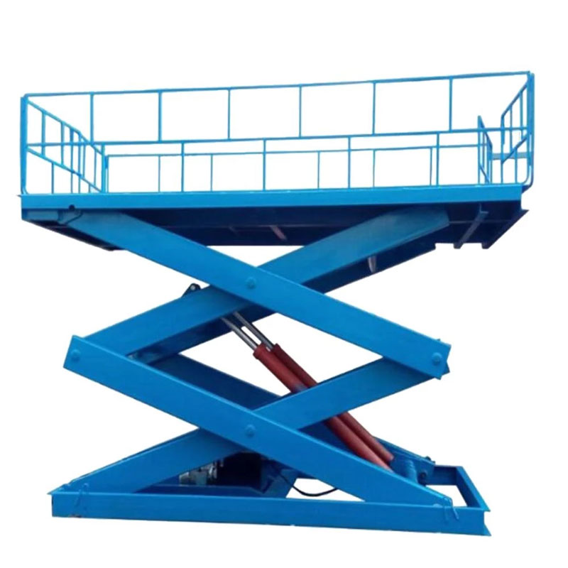 Heavy duty scissor lift fixed platform